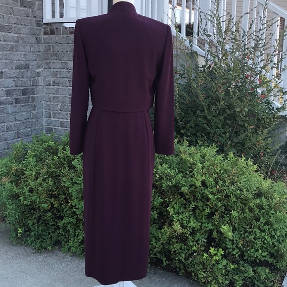 Size 6 Rimini Purple 2-Piece Dress and Jacket - Picture 4 of 7